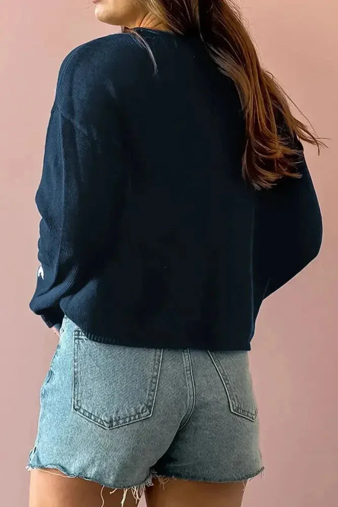 Star Round Neck Long Sleeve Sweater - Update AvenueHonor the Stars and StripesTrendsi10010093706106410010093706106461868d53 - e249 - 4d20 - a6ca - 80c99b510683 - MaxDark Navy