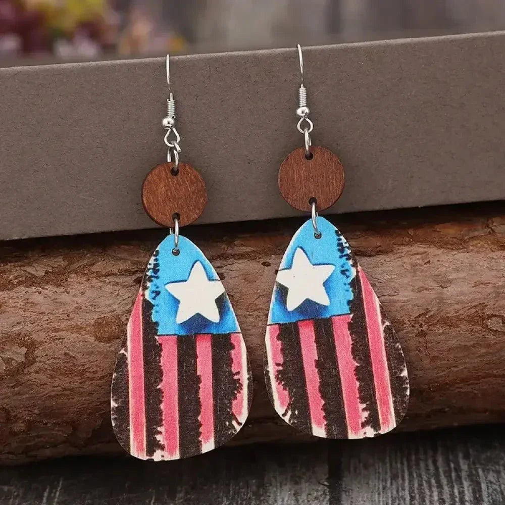 Star & Stripes Wooden Dangle Earrings - Update AvenueHonor the Stars and StripesTrendsi1005004486016571005004486016576261f862 - 10e7 - 48e1 - b446 - c1dd72084e99 - MaxMulticolor