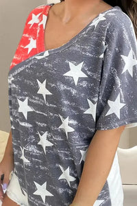 Star Surplice Short Sleeve T-Shirt - Update AvenueHonor the Stars and StripesTrendsi100100919201728100100919201728e3e3001c - c6a3 - 4f6f - a742 - e4e10f287f2c - MaxDusty Blue