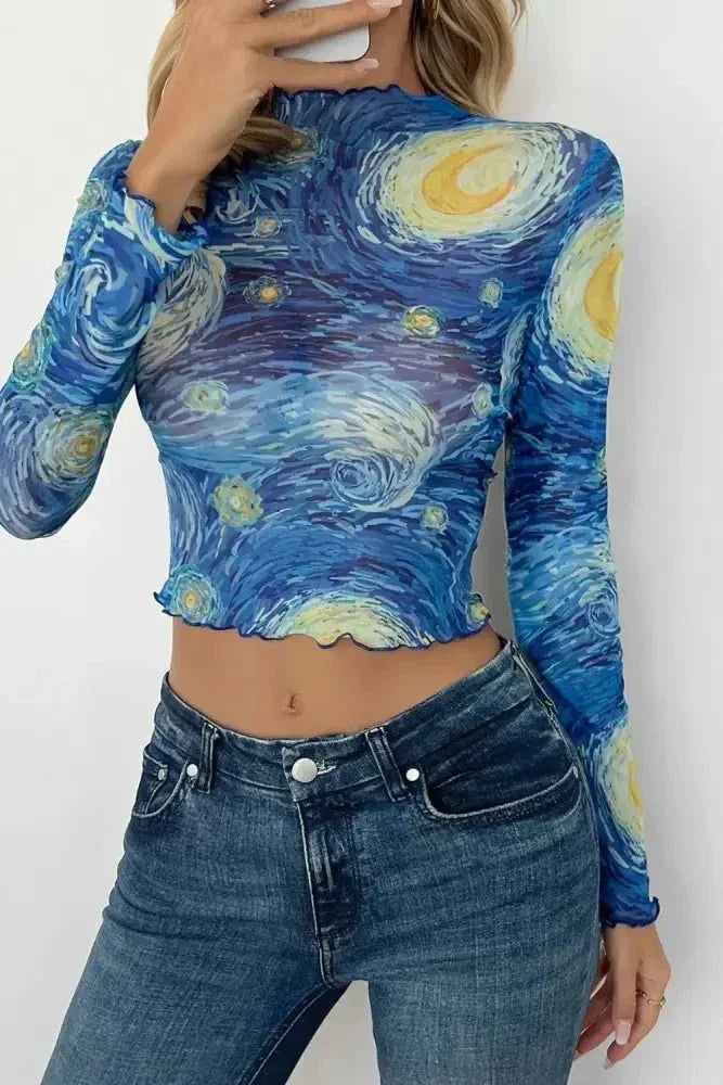 Starry Sky Cropped Mesh T-Shirt - Update AvenueFestival VibesTrendsi1001005745012361001005745012361e3dd17a - 861a - 41fa - a41e - 79bdf1cdc2fc - MaxDusty Blue