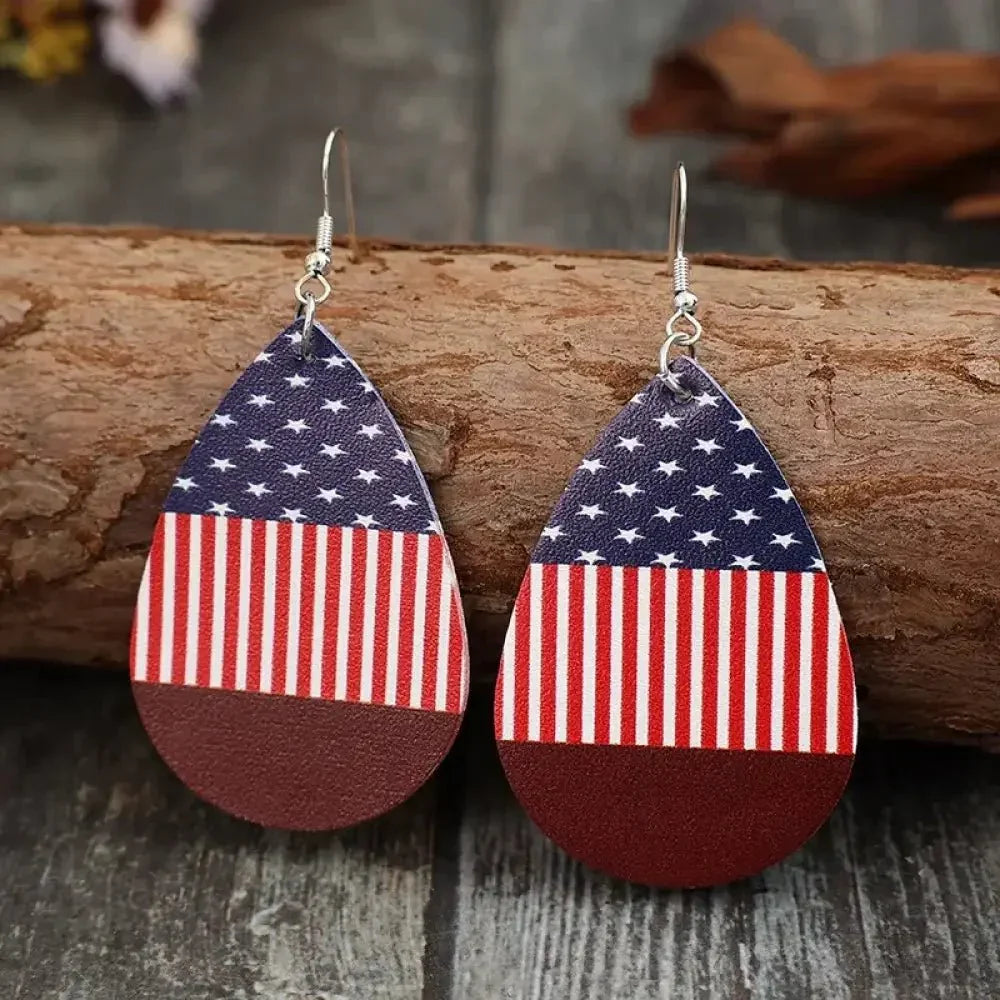Stars and Stripes PU Leather Teardrop Earrings - Update AvenueHonor the Stars and StripesTrendsi100500536531778100500536531778373be517 - 48aa - 46b9 - 9cd6 - 18e005fed3c1 - MaxDeep Red