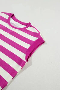 Stripe Cap Sleeve Pocketed Shift Tee Dress - Update AvenueEffortless Elegance: DressesTrendsi100100799030947100100799030947f14b6ecb - 17d1 - 4bba - b8a7 - edc9c801fbd9 - Max - OriginRed - Violet