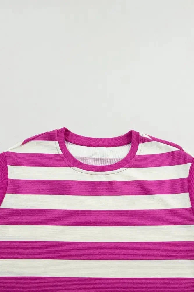 Stripe Cap Sleeve Pocketed Shift Tee Dress - Update AvenueEffortless Elegance: DressesTrendsi100100799030947100100799030947010f0c8b - fb7a - 4912 - a701 - 7b82e1abc73c - Max - OriginRed - Violet