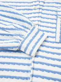 Stripe Half Button Collared Chest Pockets Loose Fit Blouse - Update AvenueDaily EssentialsTrendsi100100081712970100100081712970c2e7781aa81c41c38a9efb394819934c - Max - OriginLight Blue