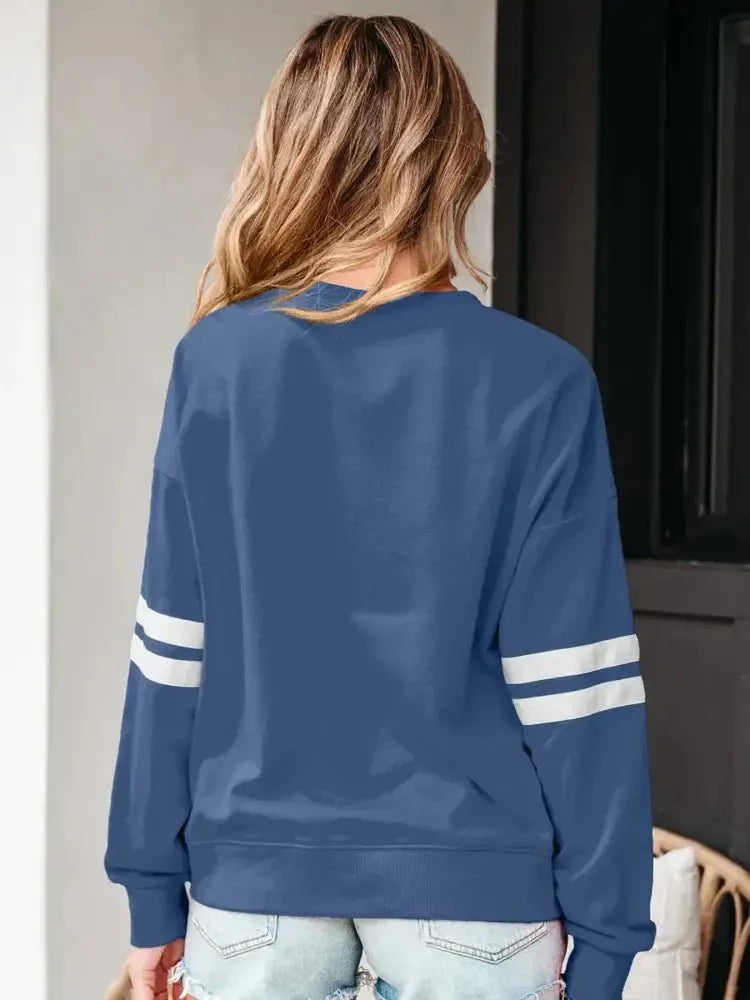 Stripe Round Neck Long Sleeve Sweatshirt - Update AvenueDaily EssentialsTrendsi100100293467155100100293467155465e4c00 - dbdd - 460f - 800e - 08a13363cca8 - Max - OriginBlue
