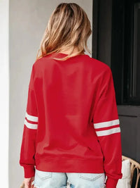 Stripe Round Neck Long Sleeve Sweatshirt - Update AvenueDaily EssentialsTrendsi10010029346990810010029346990837cd26d5 - 1a4b - 4e11 - 9754 - 8504eaa6a851 - Max - OriginDeep Red