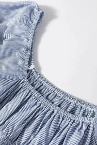 Striped Bubble Sleeve Ruched Babydoll Dress - Update AvenueTrendsi100100610723160100100610723160de321aea - edec - 4713 - ad90 - 53544429d4f3 - MaxLight Blue