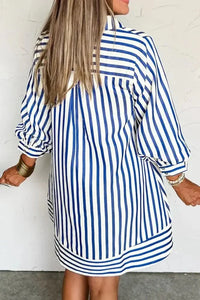 Striped Button Front Dress - Update AvenueCasual DressesTrendsi100100171471498100100171471498Striped Button Front DressStripe