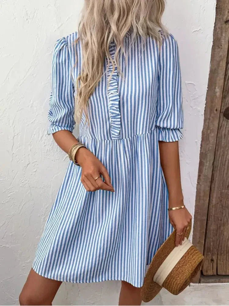 Striped Half Sleeve Mini Shirt Dress - Update AvenueEffortless Elegance: DressesTrendsi100100835891273100100835891273905b9e9d - b886 - 40a0 - bc96 - 4af99d62ce29 - Max - OriginLight Blue