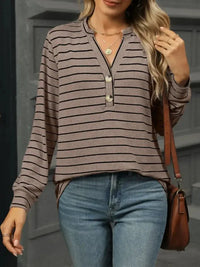Striped Henley T-Shirt with Button Detail - Update AvenueDaily EssentialsTrendsi10010051129652810010051129652881e613da - 9884 - 4eb4 - abf3 - a12c44bea112 - Max - OriginTaupe
