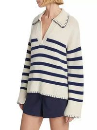 Striped Johnny Collar Sweater - Update AvenueDaily EssentialsTrendsi1001009285854581001009285854583d9ab54fe0964810a4e6cd079d7717ea - Max - OriginStripe