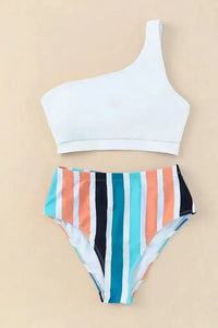 Striped One Shoulder Two - Piece Swim Set - Update AvenueTrendsi1001008767513751001008767513752526ee3c - 3048 - 4790 - 9e22 - b2a03fd2a51b - MaxWhite
