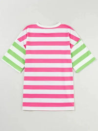 Striped Oversized Short Sleeve T-Shirt - Update AvenueT-ShirtsTrendsi1001008933292941001008933292946888b431 - 7954 - 4378 - 8fcf - a9b1b59f4ef8 - Max - OriginPink