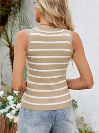 Striped Round Neck Tank - Update AvenueTrendsi100100452230505100100452230505458501ae8c394d5998a266b162a5943f - Max - OriginBlack