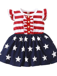 Striped & Stars Ruffled Round Neck Cap Sleeve Dress - Update AvenueHonor the Stars and StripesTrendsi100300942911500100300942911500564d4a2a - 36cf - 4a03 - 94cb - 84e8e6993b0b - MaxRed/Blue/White