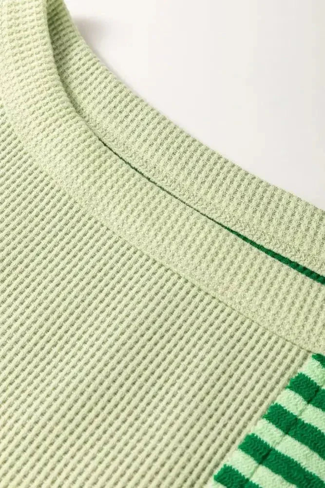 Striped Textured Half Sleeve T-Shirt - Update AvenueT-ShirtsTrendsi1001002617677081001002617677087376c969 - 4dfa - 4fe6 - a92b - 7a57390d99d4 - Max - OriginGreen