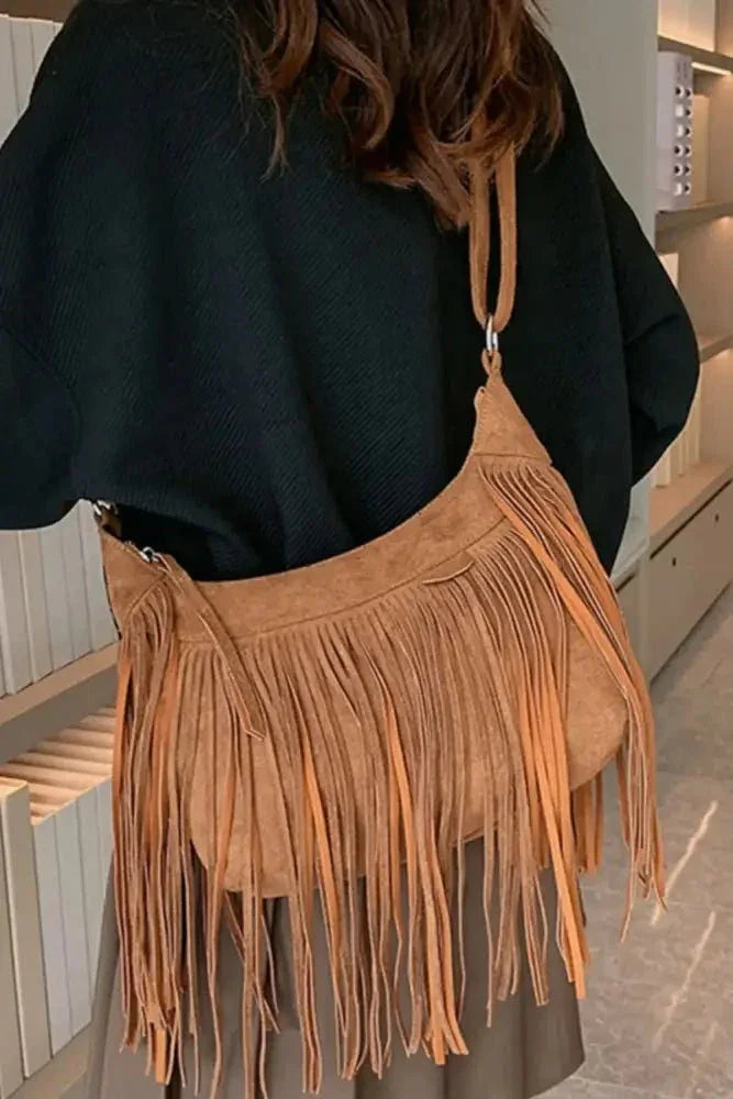 Suede Fringe Adjustable Strap Shoulder Bag - Update AvenueVacation StyleTrendsi100700447221037100700447221037052b17c9 - b431 - 49a3 - 8586 - 942b805b3751 - MaxCaramel