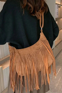 Suede Fringe Adjustable Strap Shoulder Bag - Update AvenueVacation StyleTrendsi100700447221037100700447221037052b17c9 - b431 - 49a3 - 8586 - 942b805b3751 - MaxCaramel
