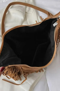 Suede Fringe Adjustable Strap Shoulder Bag - Update AvenueVacation StyleTrendsi1007004472210371007004472210374bccad26 - 487a - 4f6b - bb14 - ba58715c7112 - MaxCaramel