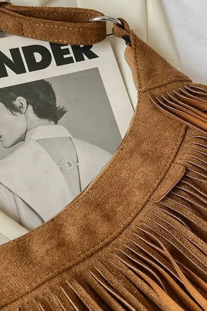 Suede Fringe Adjustable Strap Shoulder Bag - Update AvenueVacation StyleTrendsi100700447221037100700447221037cc86ca25 - 84c5 - 4fe9 - 87cb - 207e178b5618 - MaxCaramel