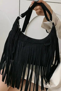 Suede Fringe Adjustable Strap Shoulder Bag - Update AvenueVacation StyleTrendsi1007004472245071007004472245074e14afac - 166c - 41bc - 942d - 2845fb2634fb - MaxBlack