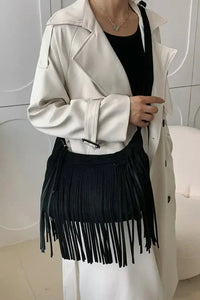 Suede Fringe Adjustable Strap Shoulder Bag - Update AvenueVacation StyleTrendsi1007004472245071007004472245070ecaa678 - d78c - 4e1b - 828b - 72a07f238b47 - MaxBlack