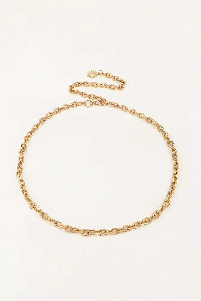 Sun Iron Chain Belt