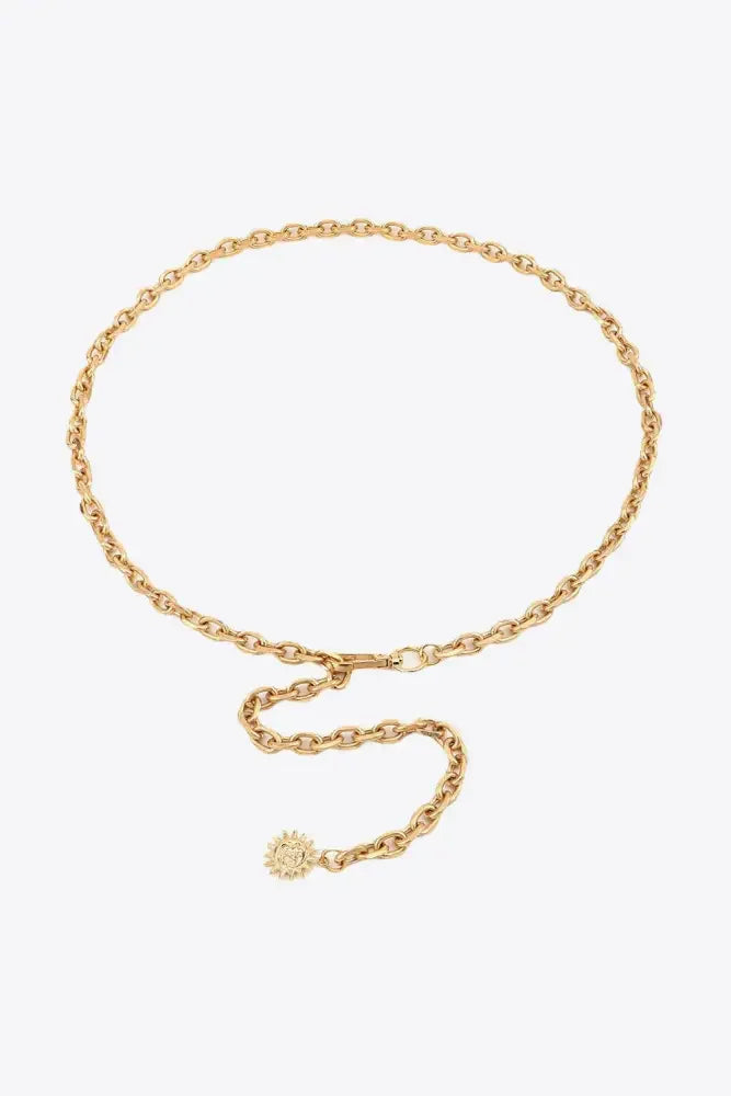 Sun Iron Chain Belt