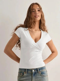 Surplice Short Sleeve T-Shirt - Update AvenueT-ShirtsTrendsi100100294222735100100294222735068e7d09 - 6aa9 - 462b - 8b87 - 38e9c9d4df20 - Max - OriginWhite