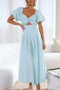 Sweetheart Neck Puff Sleeve Dress - Update AvenueTrendsi10010006760134510010006760134516209fac - e964 - 4180 - b02c - 0a386f3a319a - Max - OriginPastel Blue