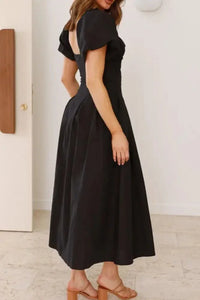 Sweetheart Neck Puff Sleeve Dress - Update AvenueTrendsi100100067609409100100067609409fa919684 - 8669 - 4f20 - 980d - 90d4a5d4b6a6 - Max - OriginBlack
