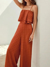 Swiss Dot Layered Cami and Pants Set - Update AvenueBoho VibesTrendsi100100840149901100100840149901442c588c - 620b - 4840 - 8dc2 - 5d6763231801 - MaxOrange - Red