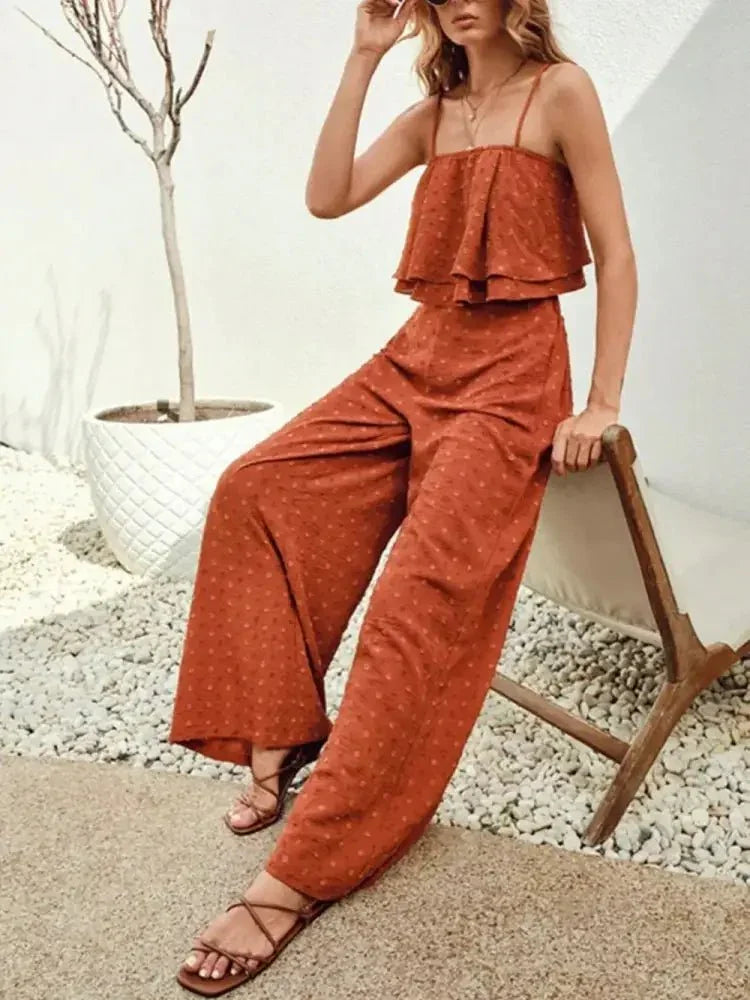 Swiss Dot Layered Cami and Pants Set - Update AvenueBoho VibesTrendsi10010084014990110010084014990114db8dc1 - 12c1 - 4a2b - be21 - 914537024ebe - MaxOrange - Red