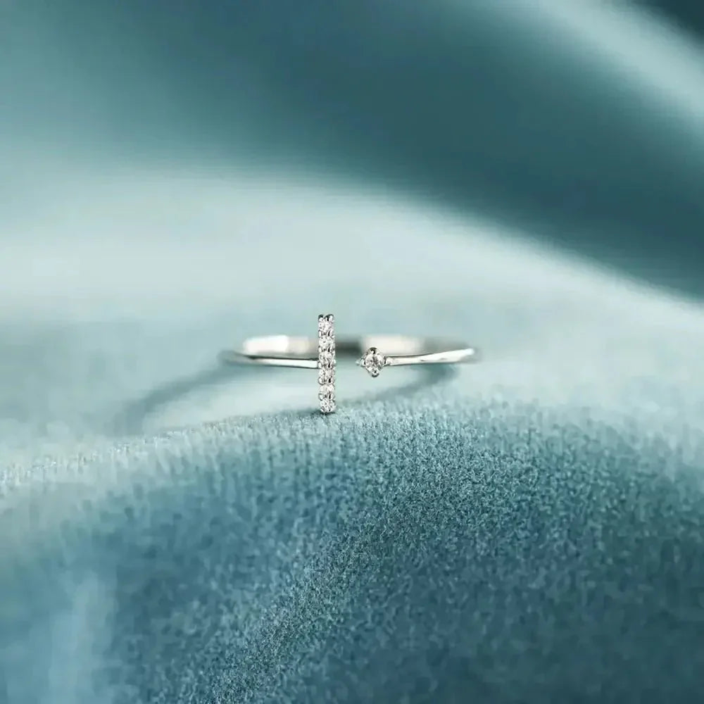 T Shape Inlaid Zircon 925 Sterling Silver Open Ring - Update AvenueRingTrendsi100500488991879100500488991879T Shape Inlaid Zircon 925 Sterling Silver Open RingSilver