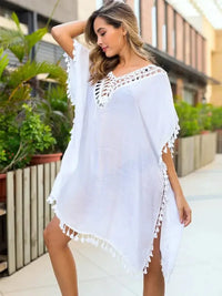 Tassel Cutout Half Sleeve Cover - Up - Update AvenueTrendsi1001001639521081001001639521083550716e - 17ad - 4240 - b180 - 8dfef6b35125 - MaxWhite