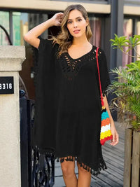 Tassel Cutout Half Sleeve Cover - Up - Update AvenueTrendsi1001001639531751001001639531754e2f72a8 - 0122 - 47e1 - ad0e - 5995786b156a - MaxBlack