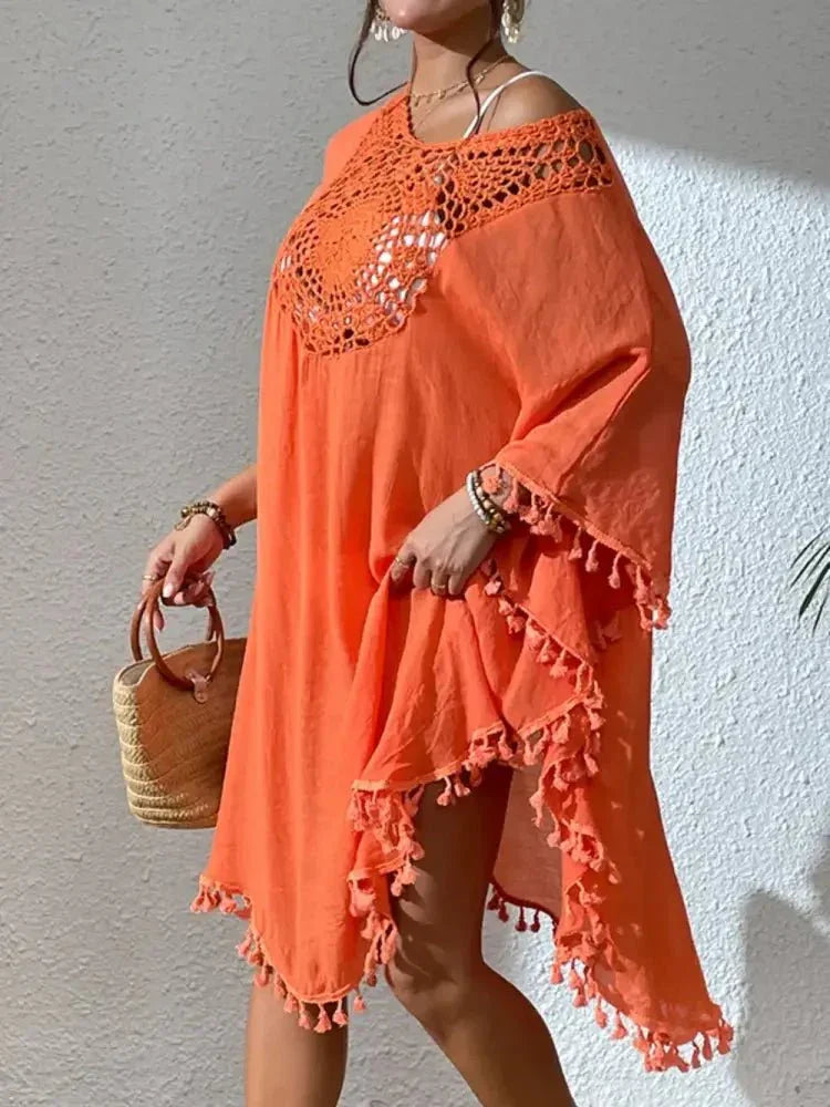 Tassel Cutout Scoop Neck Cover - Up Dress - Update AvenueBoho VibesTrendsi100100209212716100100209212716db30e442 - abf1 - 4977 - 9713 - ad8bd30f117c - MaxOrange