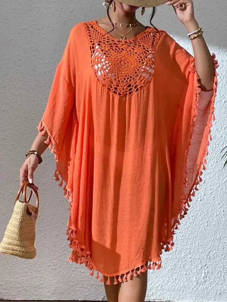 Tassel Cutout Scoop Neck Cover - Up Dress - Update AvenueBoho VibesTrendsi1001002092127161001002092127162a4fe64d - e0c2 - 4509 - 8c7d - cd2c453a1e1e - MaxOrange