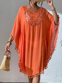 Tassel Cutout Scoop Neck Cover - Up Dress - Update AvenueBoho VibesTrendsi1001002092127161001002092127162a4fe64d - e0c2 - 4509 - 8c7d - cd2c453a1e1e - MaxOrange