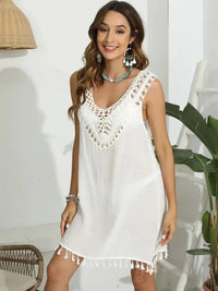 Tassel Scoop Neck Wide Strap Cover - Up - Update AvenueBoho VibesTrendsi100100060591278100100060591278fc578a3b - 2771 - 46b9 - a719 - 7208c8ea8a99 - MaxWhite