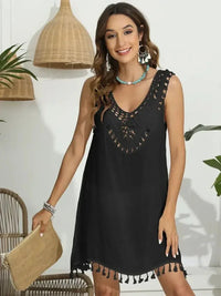 Tassel Scoop Neck Wide Strap Cover - Up - Update AvenueBoho VibesTrendsi10010006059219310010006059219347479afb - d23d - 48cf - ae20 - 61356c8208d6 - MaxBlack