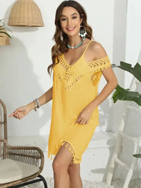 Tassel Scoop Neck Wide Strap Cover - Up - Update AvenueBoho VibesTrendsi1001000605930201001000605930207524c209 - bca8 - 48c8 - 8d40 - d3770888f796 - MaxGold