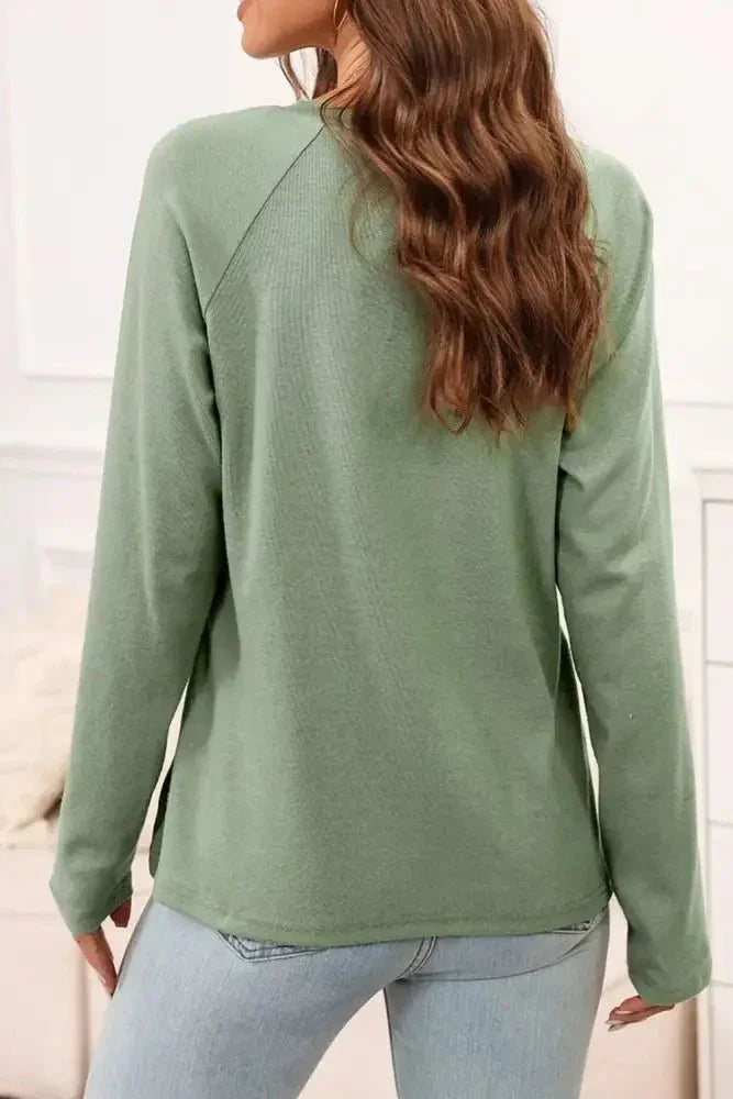 Texture Round Neck Long Sleeve T-Shirt - Update AvenueT-ShirtsTrendsi1001006716610991001006716610998facb071 - 63cd - 4678 - 9993 - 6d01a1be0686 - Max - OriginSage