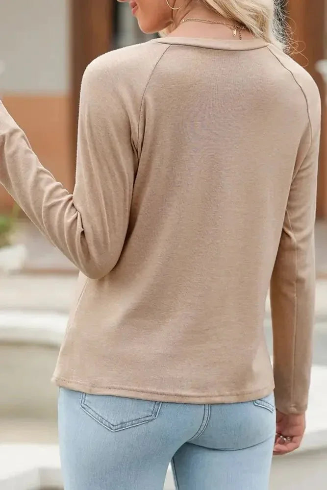 Texture Round Neck Long Sleeve T-Shirt - Update AvenueT-ShirtsTrendsi100100671665929100100671665929568e308b - 3777 - 4361 - 86c9 - dfa932432dc2 - Max - OriginEggshell