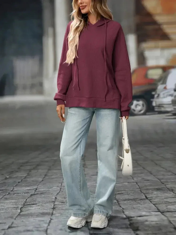 Textured Drawstring Long Sleeve Hoodie - Update AvenueDaily EssentialsTrendsi1001004841023111001004841023118c81266b - 341f - 4ff8 - b696 - 41fc1fd1e874 - Max - OriginPlum Purple