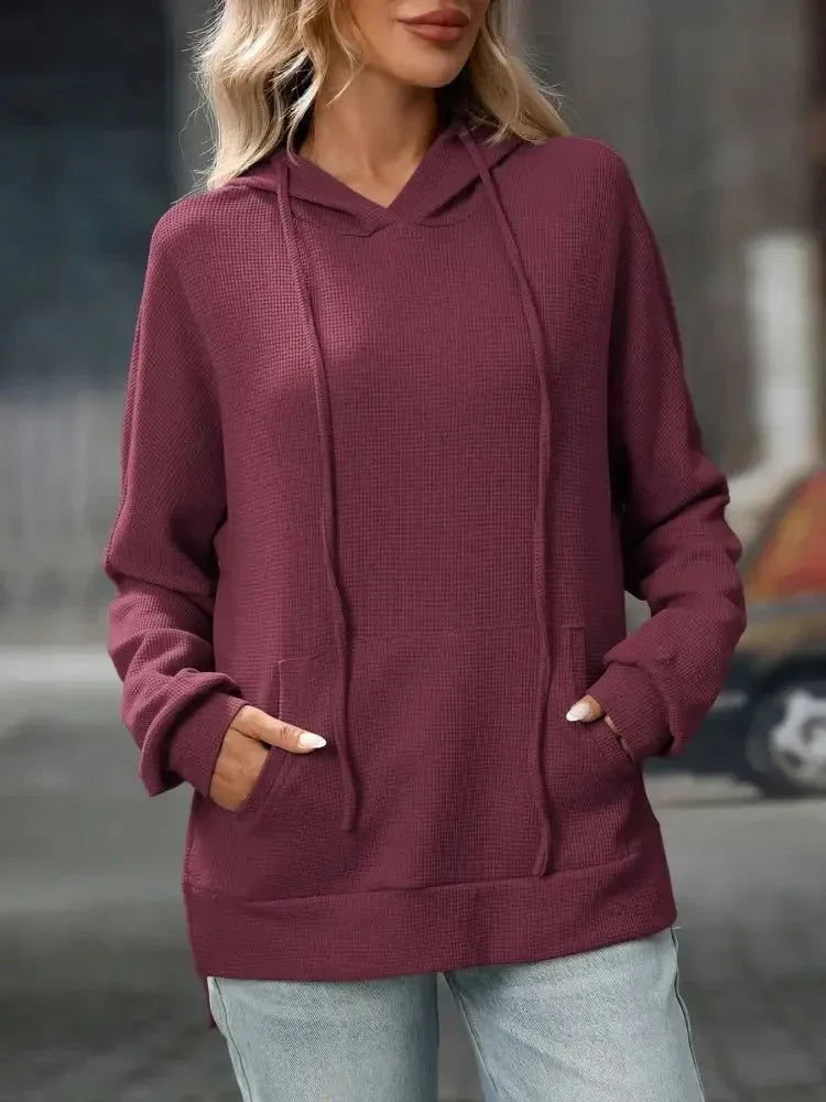 Textured Drawstring Long Sleeve Hoodie - Update AvenueDaily EssentialsTrendsi100100484102311100100484102311956f3bc6 - 49ba - 48a9 - bb95 - efe5702266b4 - Max - OriginPlum Purple