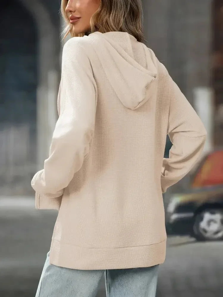 Textured Drawstring Long Sleeve Hoodie - Update AvenueDaily EssentialsTrendsi100100484108348100100484108348d5ee4c8d - 8db8 - 401c - 8c1c - c67fb85a7c5d - Max - OriginBeige