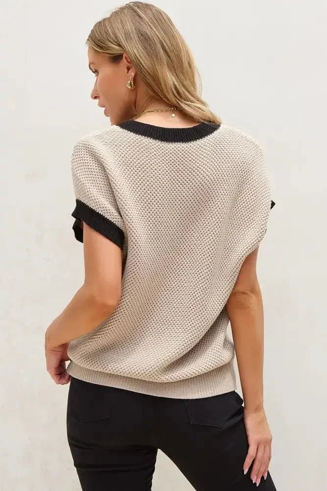 Textured Knit Sweater with Contrast Trim Details - Update AvenueDaily EssentialsTrendsi1001009498812501001009498812503f176e8d - a7c3 - 4590 - 9e57 - 2c325187b3ee - Max - OriginKhaki