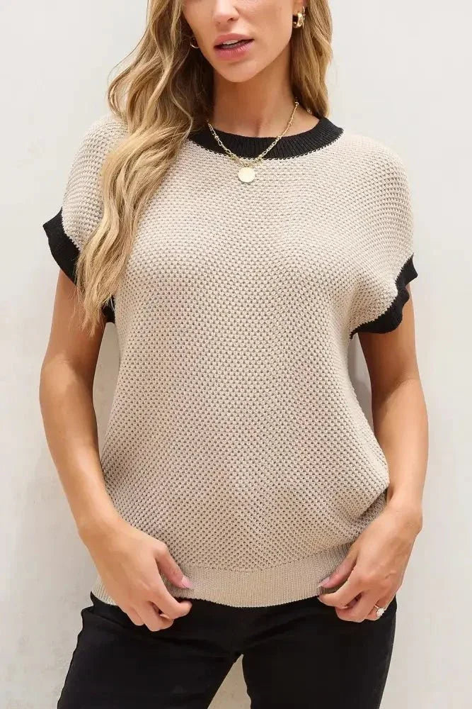 Textured Knit Sweater with Contrast Trim Details - Update AvenueDaily EssentialsTrendsi100100949881250100100949881250e96470e0 - cff6 - 4757 - 980a - e7f56b352741 - Max - OriginKhaki