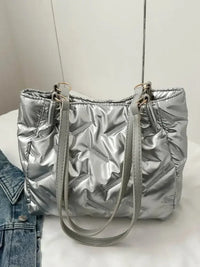 Textured Polyester Shoulder Bag - Update AvenueFestival VibesTrendsi100700079701658100700079701658d9bdbd58 - d2ff - 40d6 - a8ed - 2b9d02f260ed - MaxSilver